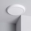 Plafón Led 24w Circular Metal Ø300 Mm Design White Blanco Neutro 4000k