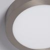 Plafón Led 18w Circular Metal Ø225 Mm Silver Blanco Cálido 3000k