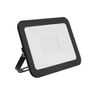 Foco Proyector Led 30w 120lm/w Ip65 Slim Cristal Negro Blanco Neutro  4000k