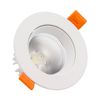 Foco Downlight Led 12w Circular Cob Cri90 Corte Ø 90 Mm Blanco Cálido No Flicker 2700k