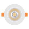 Foco Downlight Led 12w Circular Cob Cri90 Corte Ø 90 Mm Blanco Cálido No Flicker 2700k