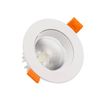 Foco Downlight Led 15w Circular Cob Cri90 Corte Ø 113 Mm Blanco Frío No Flicker 5000k