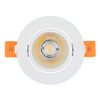 Foco Downlight Led 7w Circular Cob Cri90 Corte Ø 70 Mm Blanco Cálido No Flicker 2700k