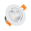 Foco Downlight Led 7w Circular Cob Cri90 Corte Ø 70 Mm Blanco Frío No Flicker 5000k