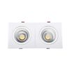 Foco Downlight Led 20w Rectangular Madison Corte 205x90 Mm Blanco Cálido  3000k