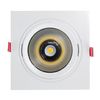 Foco Downlight Led 15w Cuadrado Madison Corte Ø 115 Mm Blanco Cálido  3000k