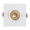 Foco Downlight Led 5w Cuadrado Madison Corte Ø 75 Mm Blanco Cálido  3000k