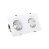 Foco Downlight Led 10w Rectangular Madison Corte 165x75 Mm Blanco Neutro  4000k