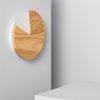 Aplique De Pared Led 18w De Madera Farmaajo Natural