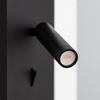 Aplique De Pared Led 6w De Aluminio Kaskazini Negro