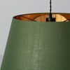 Lámpara Colgante Textil Baharia   Verde Camo