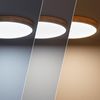 Plafón Led 36w Circular Madera Ø500 Mm Cct Seleccionable Semi-dari Seleccionable (cálido-neutro-frío)