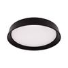 Plafón Led 30w Circular Metal Ø550 Mm Cct Seleccionable Negro Design Seleccionable (cálido-neutro-frío)