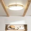 Plafón Led 20w Circular Madera Ø405 Mm Cct Seleccionable Donati Madera