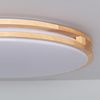 Plafón Led 20w Circular Madera Ø405 Mm Cct Seleccionable Donati Madera