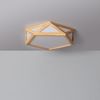 Plafón Led 20w Madera Cct Seleccionable Altigen Madera