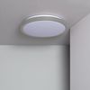 Plafón Led 19w Circular Ø400 Mm Cct Seleccionable Faina Gris