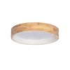 Plafón Led 20w Circular Madera Ø470 Mm Cct Seleccionable Dari Negro