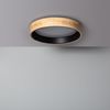 Plafón Led 20w Circular Madera Ø470 Mm Cct Seleccionable Dari Negro