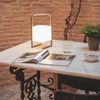 Lámpara De Mesa Led 2.5w Portátil Para Exterior Con Batería Usb Recargable Tiber Blanco Neutro 4000k Terracota