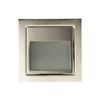 Baliza De Pared Led 1.5w Empotrable Acero Larry Blanco Neutro  4000k