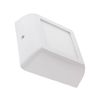 Plafón Led 6w Cuadrado Metal 122x122 Mm Design White Blanco Frío 6000k