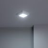 Plafón Led 6w Cuadrado Metal 122x122 Mm Design White Blanco Neutro 4000k