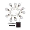 Guirnalda De Bombillas Led Solar Galilei 2m Blanco Cálido 2700k - 3200k