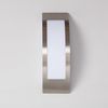 Aplique De Pared Exterior De Acero Inoxidable Girig Plata