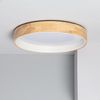 Plafón Led 30w Circular Madera Ø570 Mm Cct Seleccionable Dari Blanco