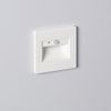 Baliza De Pared Led 1.5 W Empotrable Con Sensor Pir Y Crepuscular Bark Blanco Blanco Neutro  4000k