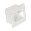 Baliza De Pared Led 1.5 W Empotrable Con Sensor Pir Y Crepuscular Bark Blanco Blanco Neutro  4000k