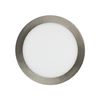 Placa Led 15w Circular Superslim Corte Ø 170 Mm Silver Blanco Neutro  4000k