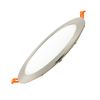 Placa Led 15w Circular Superslim Corte Ø 170 Mm Silver Blanco Neutro  4000k