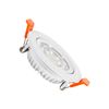 Foco Downlight Led 5w Circular Cob Cri90 Slim Corte Ø 75 Mm Blanco Neutro No Flicker 4000k