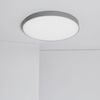 Plafón Led Exterior 24w Circular Ø220 Mm Regulable Blanco Neutro  Gris