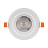 Foco Downlight Led 9w Circular Solid Slim Corte Ø 95 Mm Blanco Frío  6000k