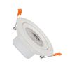 Foco Downlight Led 12w Circular Solid Slim Corte Ø 95 Mm Blanco Cálido  3000k