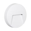 Baliza Exterior Led 3w Superficie Pared Circular Blanco Nilsa Blanco Cálido  2700k