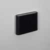 Aplique De Pared Exterior Led 6w Iluminación Doble Cara Cuadrado Negro Zeus Blanco Neutro 4000k