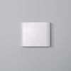 Aplique De Pared Exterior Led 6w Iluminación Doble Cara Cuadrado Blanco Zeus Blanco Neutro 4000k