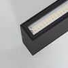 Aplique De Pared Exterior Led 10w Iluminación Doble Cara Rectangular Negro Kaira Blanco Cálido 2700k