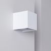 Aplique De Pared Exterior Led 6w Iluminación Doble Cara New Eros Blanco Blanco Cálido 2700k