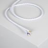 Cable Textil Eléctrico Trenzado Blanco    10 M