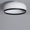 Plafón Circular Aluminio Ø300 Mm Chandelier   Blanco