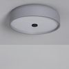 Plafón Led 24w Metal Ø350 Mm Cct Seleccionable Eyelight Gris Oscuro