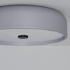 Plafón Led 24w Metal Ø350 Mm Cct Seleccionable Eyelight Gris Oscuro