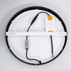 Plafón Led 24w Circular Aluminio Ø280 Mm Slim Cct Seleccionable Galán Switchdimm Negro