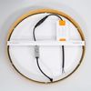 Plafón Led 24w Circular Aluminio Ø280 Mm Slim Cct Seleccionable Galán Switchdimm Natural