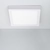 Plafón Led 18w Cuadrado Aluminio 210x210 Mm Slim Cct Seleccionable Galán Switchdimm Blanco